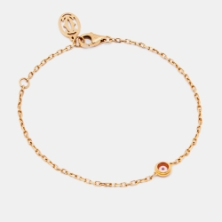 Pre Owned Cartier D'Amour Pink Sapphire 18k Rose Gold Bracelet