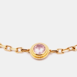 Pre Owned Cartier D'Amour Pink Sapphire 18k Rose Gold Bracelet