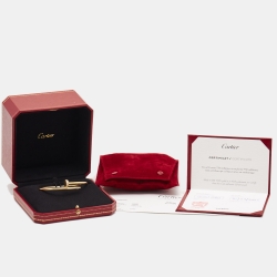 Pre Owned Cartier Juste Un Clou Diamond 18k Yellow Gold Bracelet 19