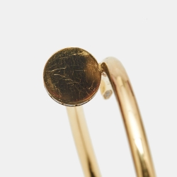 Pre Owned Cartier Juste Un Clou Diamond 18k Yellow Gold Bracelet 19