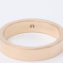 Pre Owned Cartier C De Cartier 18K Rose Gold Diamond Ring EU 52