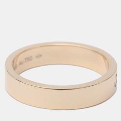 Pre Owned Cartier C De Cartier 18K Rose Gold Diamond Ring EU 52