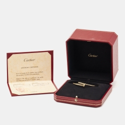 Pre Owned Cartier Juste Un Clou 18k Yellow Gold Small Model Bracelet 16