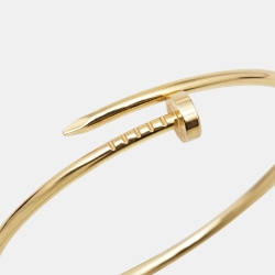Pre Owned Cartier Juste Un Clou 18k Yellow Gold Small Model Bracelet 16
