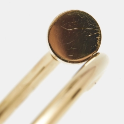 Pre Owned Cartier Juste Un Clou 18k Yellow Gold Small Model Bracelet 16