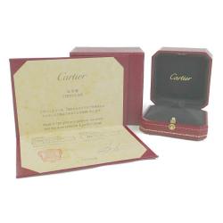 Pre Owned Cartier Love 18K White Gold Diamond Ring EU 51