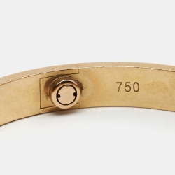 Pre Owned Cartier Love 4 Diamonds 18k Rose Gold Bracelet 16