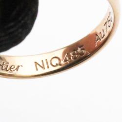 Pre Owned Cartier Trinity 18K Yellow Rose and White Gold Bracelet 20.5