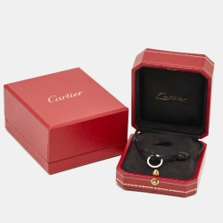 Pre Owned Cartier Love 18k White Gold Adjustable Cord Bracelet