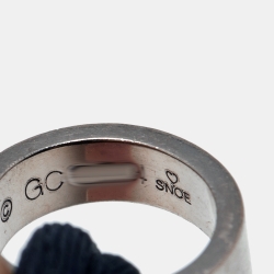 Pre Owned Cartier Love 18k White Gold Adjustable Cord Bracelet