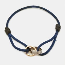 مملوكة مسبقًا Cartier Love 18k Two Tone Gold Adjustable Cord Bracelet