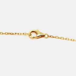 Pre Owned Cartier Juste Un Clou Diamond 18k Yellow Gold Necklace