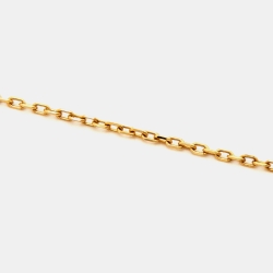Pre Owned Cartier Juste Un Clou Diamond 18k Yellow Gold Necklace