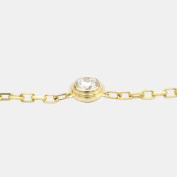 مملوكة مسبقًا Cartier D'amour Small 18K Yellow Gold Diamond Necklace