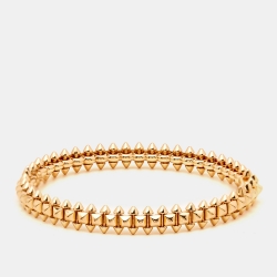 Pre Owned Cartier Clash De Cartier 18K Rose Gold Medium Model Bracelet 17