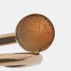 Pre Owned Cartier Juste Un Clou 18k Rose Gold Small Model Ring Size 52