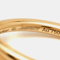 Pre Owned Cartier Juste Un Clou 18k Yellow Gold Small Model Ring Size 46