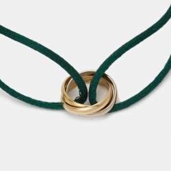 مملوكة مسبقًا Cartier Trinity 18k Three Tone Gold Cord Bracelet