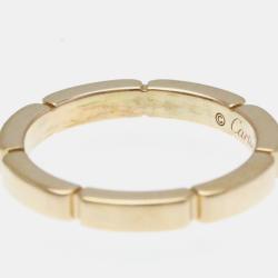 Pre Owned Cartier 18K Rose Gold and Diamond Maillon Panthere Band Ring EU 50