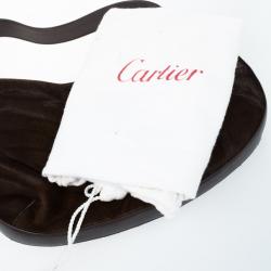Pre Owned Cartier Brown Pony Hair Small Panthere de Cartier Bag