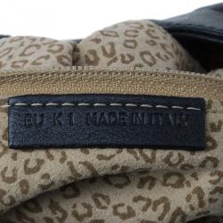 مملوكة مسبقًا حقيبة كاتييه جلد أسود صغيرة بانثر دو كارتييه