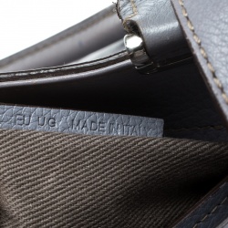 Pre Owned Cartier Lilac Leather C De Cartier Small Tote