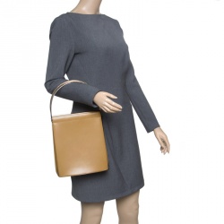 مملوكة مسبقًا Cartier Brown Leather Trinity Bag