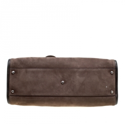 مملوكة مسبقًا Cartier Brown Suede Nubuck Medium Marcello de Cartier Bag