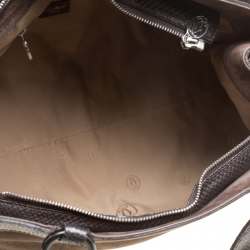 مملوكة مسبقًا Cartier Brown Suede Nubuck Medium Marcello de Cartier Bag