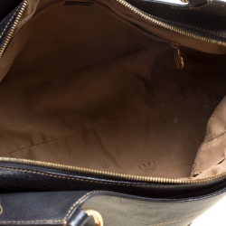 Pre Owned Cartier Black Leather Marcello de Cartier Satchel 