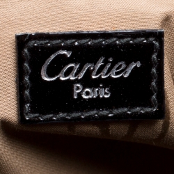 Cartier Black Patent Leather Small Marcello De Cartier Tote
