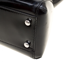 Cartier Black Patent Leather Small Marcello De Cartier Tote