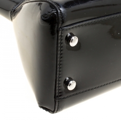 Cartier Black Patent Leather Small Marcello De Cartier Tote