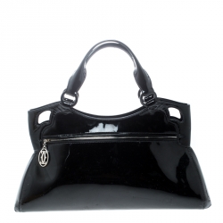 مملوكة مسبقًا Cartier Black Patent Leather Small Marcello De Cartier Bag