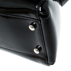 مملوكة مسبقًا Cartier Black Patent Leather Small Marcello De Cartier Bag