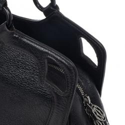 Pre Owned Cartier Black Leather "Marcello de Cartier" Bag