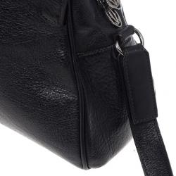 Pre Owned Cartier Black Leather "Marcello de Cartier" Bag
