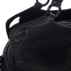 Pre Owned Cartier Black Leather "Marcello de Cartier" Bag