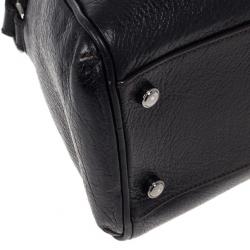 Pre Owned Cartier Black Leather "Marcello de Cartier" Bag