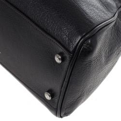 Pre Owned Cartier Black Leather "Marcello de Cartier" Bag