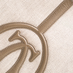 مملوكة مسبقًا Cartier Beige Canvas and Leather Marcello de Cartier Bag