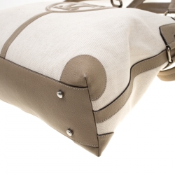 مملوكة مسبقًا Cartier Beige Canvas and Leather Marcello de Cartier Bag