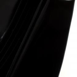 Pre Owned Cartier Black Leather Love Continental Wallet