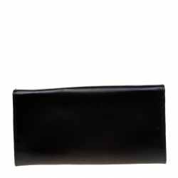 Pre Owned Cartier Black Leather Love Continental Wallet
