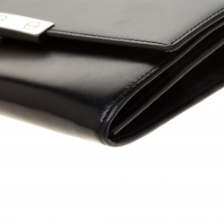 Pre Owned Cartier Black Leather Love Continental Wallet