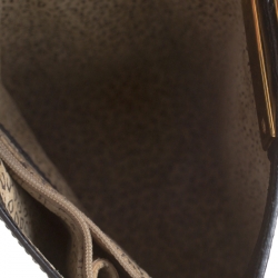 Pre Owned Cartier Black Leather Panthere Bucket Bag