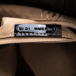 Pre Owned حقيبة يد كارتييه ماركلو دو كارتييه جلد لامع سوداء