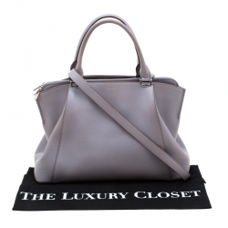 Pre Owned حقيبة يد كارتييه صغيرة C دو كارتييه جلد لافندر فاتحة