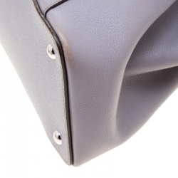 Pre Owned حقيبة يد كارتييه صغيرة C دو كارتييه جلد لافندر فاتحة