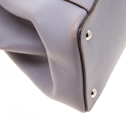 Pre Owned حقيبة يد كارتييه صغيرة C دو كارتييه جلد لافندر فاتحة